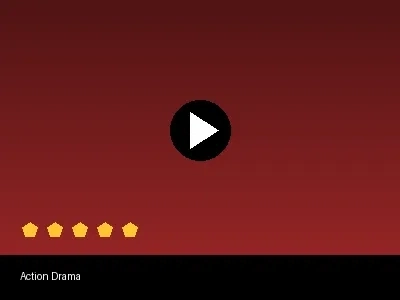 动作短剧《烈焰追击》预览海报