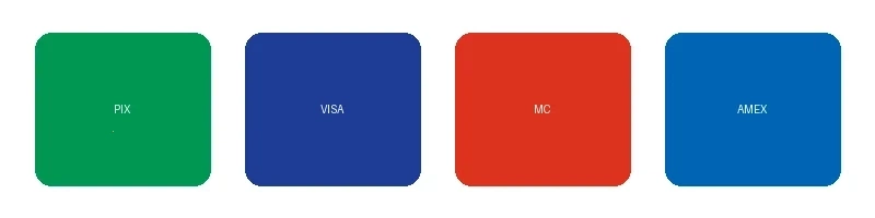 秀人网支持的支付方式包括PIX、信用卡和借记卡